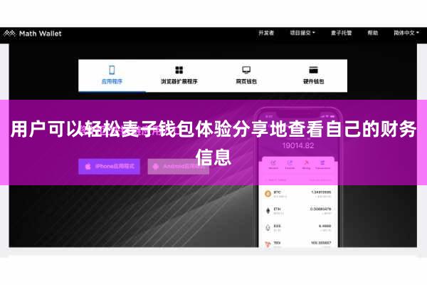 用户可以轻松麦子钱包体验分享地查看自己的财务信息