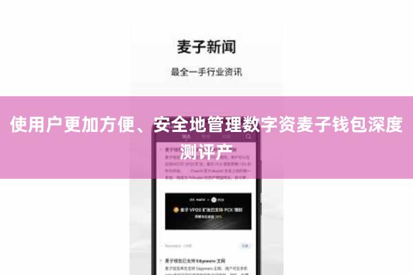 使用户更加方便、安全地管理数字资麦子钱包深度测评产