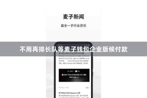 不用再排长队等麦子钱包企业版候付款